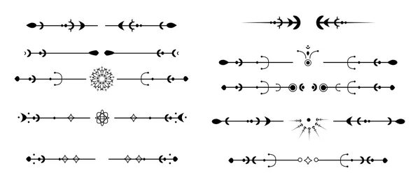 Illustration de caractéristiques élégantes, noir, motifs floraux — Image vectorielle