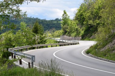 Yoldayım dağ manzara