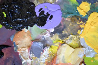 Sanat, palet ve boya fırçası