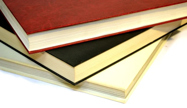 White, red and black book detail — Stock Photo, Image