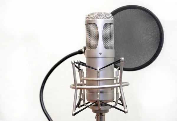Microfone Estúdio - Estágio — Fotografia de Stock