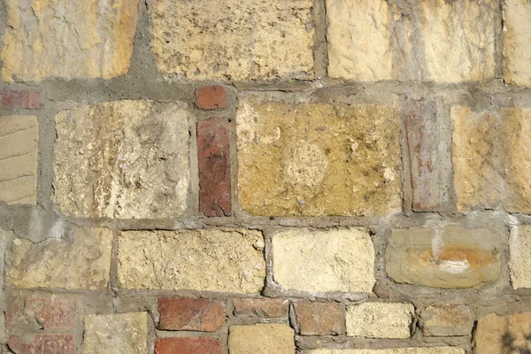 오래 된 석조 벽돌 벽 — 스톡 사진