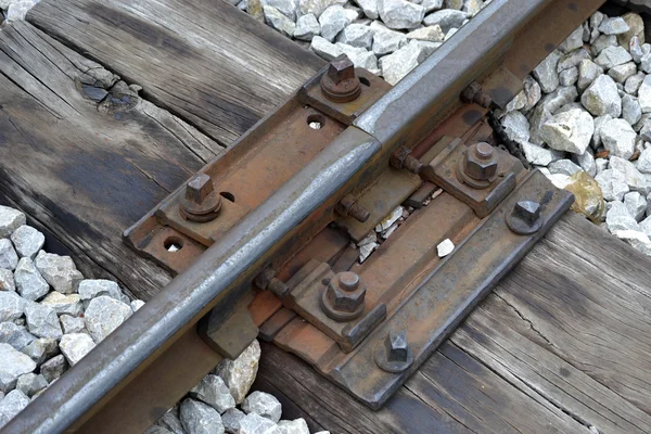 Train line crossing — Stock Photo, Image