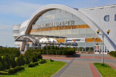 BARANOVICHI, Beyaz Rusya - 14 Mayıs. Buzdan bir saray 