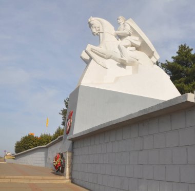 STANITSA KUSHCHEVSKAYA, RUSYA - 10 Ekim 2020: Köy yakınlarındaki 4.