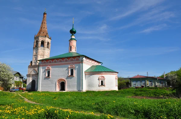 他的圣尼古拉教堂在苏兹达尔。俄罗斯 — 图库照片