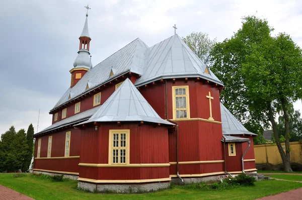 Bielorrusia. Elevación de la Iglesia de la Cruz en Baranovichi —  Fotos de Stock