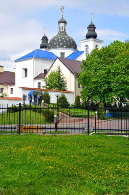 Virgin Grodno bir manastırda Doğuş Kilisesi. Belarus