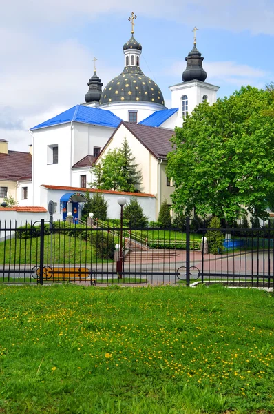 格罗德诺修道院的圣母教堂。白俄罗斯 — 图库照片