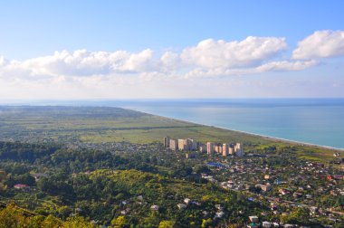 Gagra şehir. Abhazya