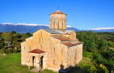 Köyün Mokva Katedralde. Abhazya