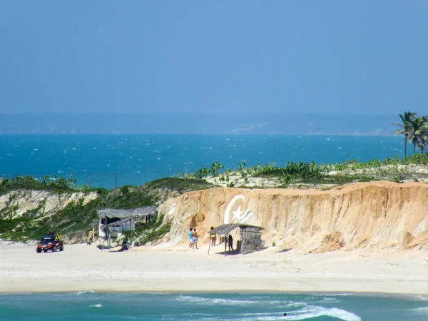 Aldeia Canoa Quebrada Ceará Nordeste Brasil — Fotografia de Stock