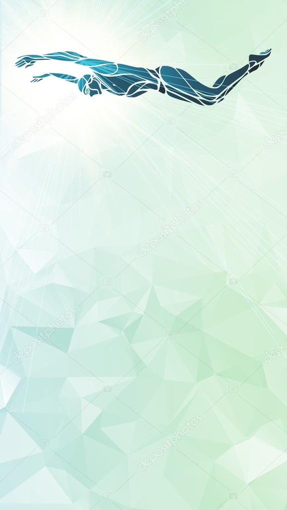 swimming template