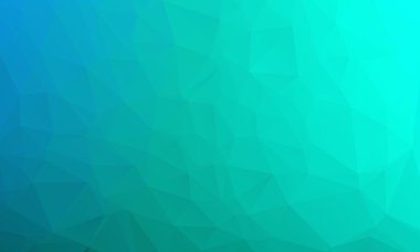 Abstract bright blue geometric background, consists of triangles. Polygonal abstract aqua background.  clipart