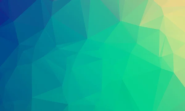 Fondo poligonal natural abstracto. Colores suaves de primavera de azul a verde — Vector de stock