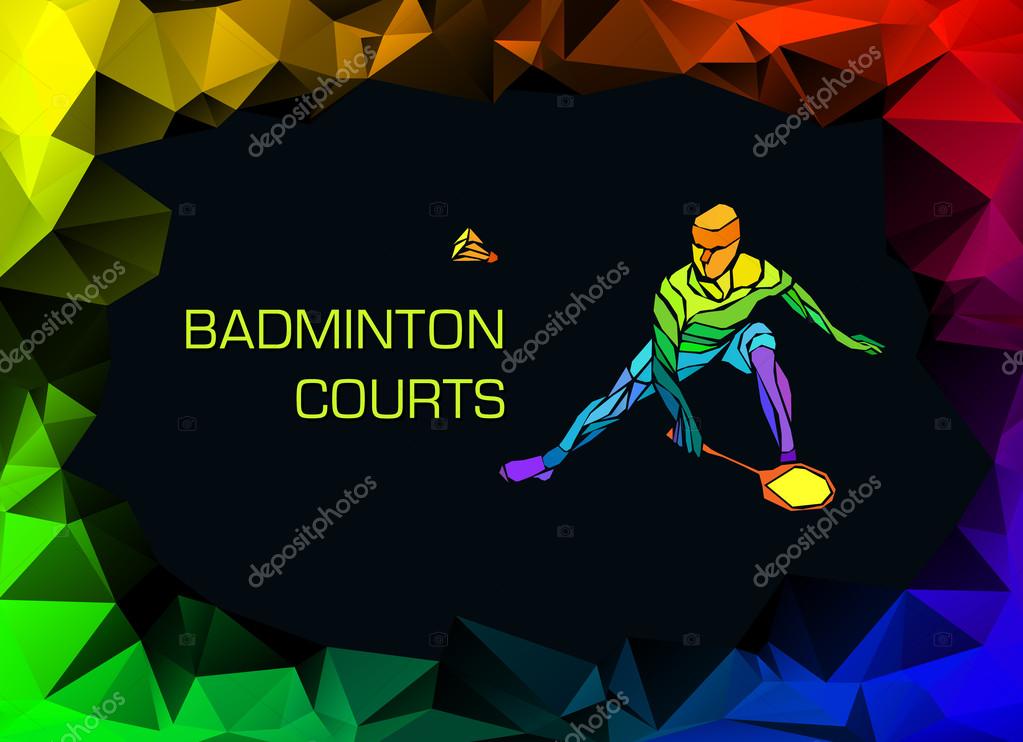 Badminton poster Vector Art Stock Images | Depositphotos