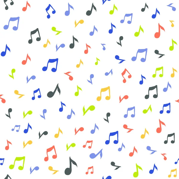 Musique abstraite motif sans couture fond vectoriel illustration f — Image vectorielle