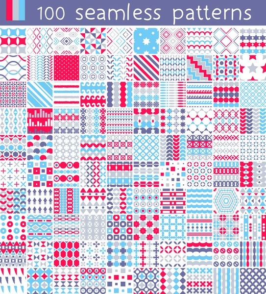 100 Vector Pattern. — Stock Vector