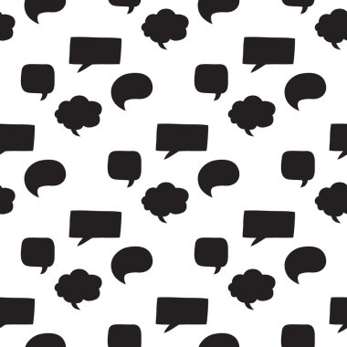 Konuşma balonları ile Seamless Modeli.