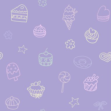 şeker ve tatlılar ile Seamless Modeli