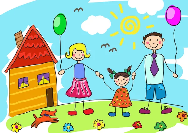 Familia Con Perro Vectores Grafico Vectorial Familia Con Perro Imagenes Vectoriales De Stock Depositphotos