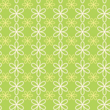 Soyut çiçek desen duvar kağıdı. Vektör çizim. Sorunsuz arka plan.