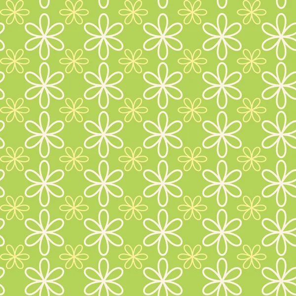 Fondo de pantalla abstracto patrón de flores. Ilustración vectorial. Fondo sin costuras . — Vector de stock