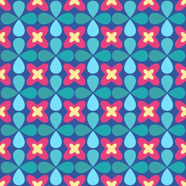 Motif ornemental sans couture. Fond floral vectoriel . — Image vectorielle