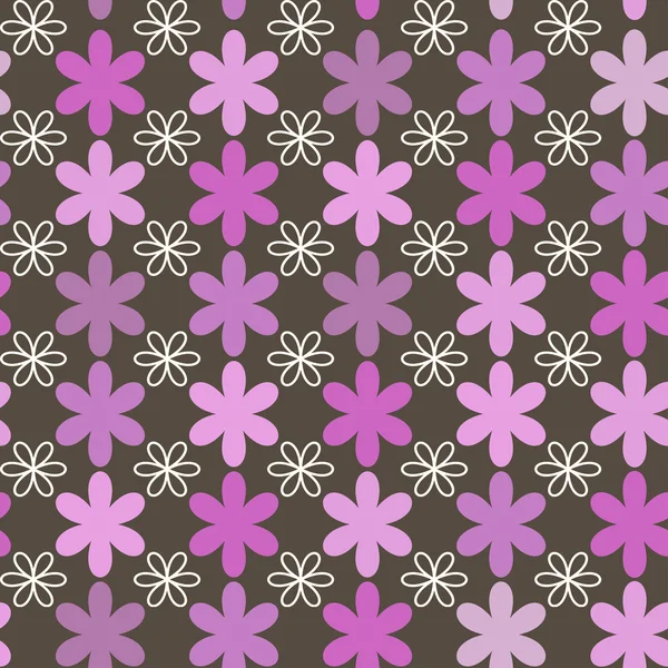 Patrón sin costura ornamental. Fondo floral vectorial . — Archivo Imágenes Vectoriales