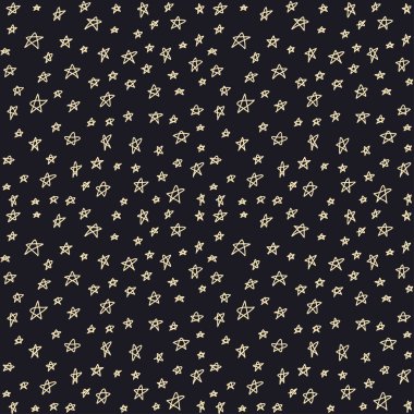 Sorunsuz yıldız deseni. Vektör arka plan.