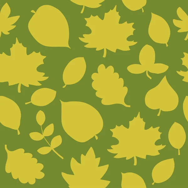 Autumn leaves seamless pattern. Seasonal background. Nature background. For your design, textile, fabric, wrapping paper. — Stock Vector