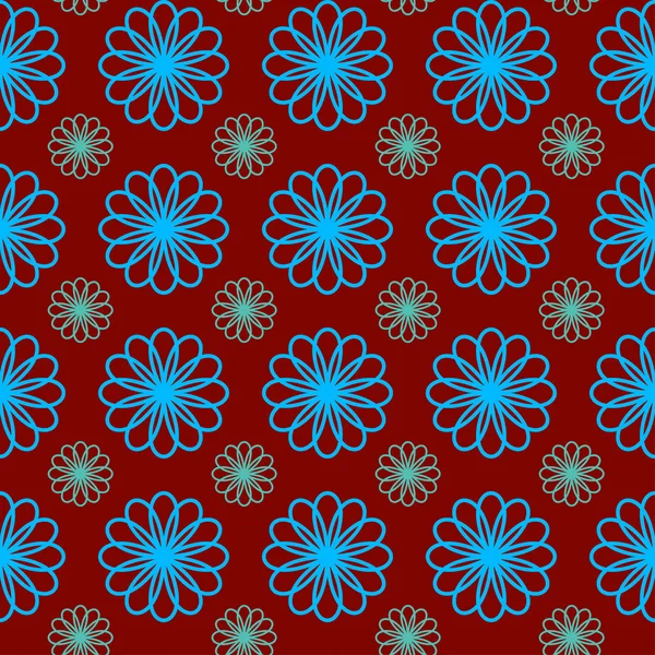 Prydnads seamless mönster. Vector floral bakgrund. — Stock vektor