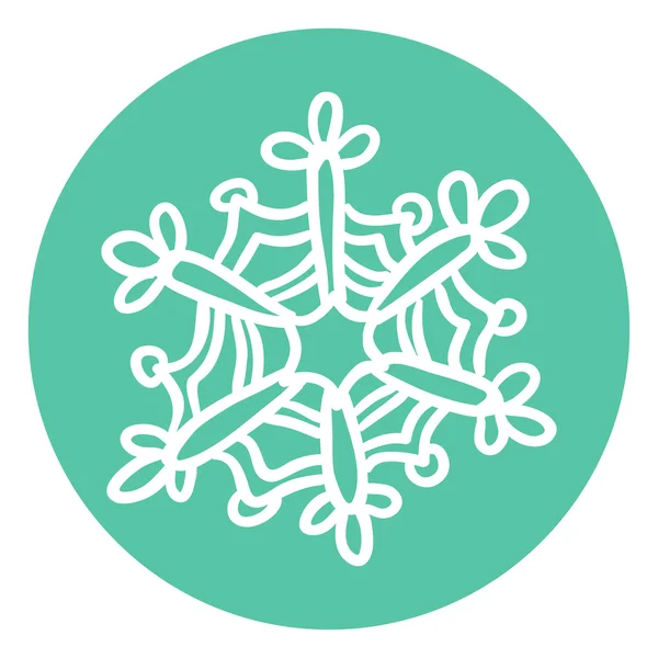 Copo de nieve — Vector de stock