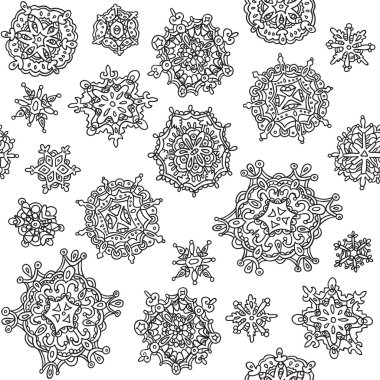 Doodle vektör çiçek sorunsuz duvar kağıdı arka plan desen tasarım