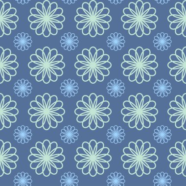 Süs seamless modeli. Vektör çiçek arka plan.