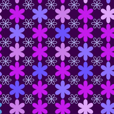 Süs seamless modeli. Vektör çiçek arka plan.