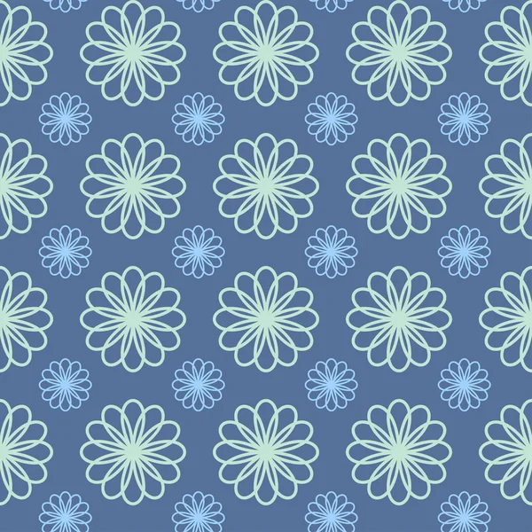 Ornamentale nahtlose Muster. Vektor floraler Hintergrund. — Stockvektor