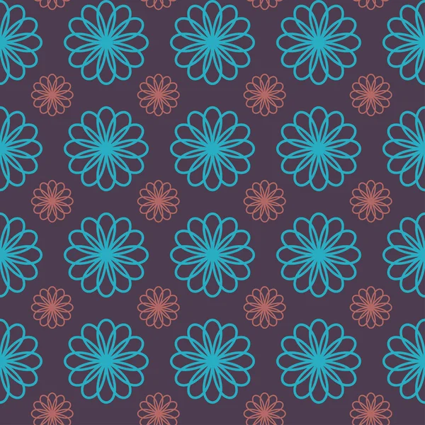 Süs seamless modeli. Vektör çiçek arka plan.
