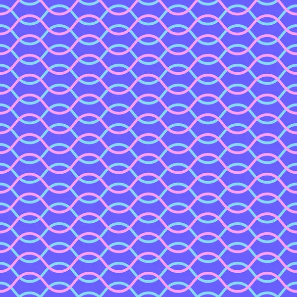 Vektor nahtlose Muster. abstrakter stilvoller Hintergrund. Wellenförmiges regelmäßiges Muster — Stockvektor