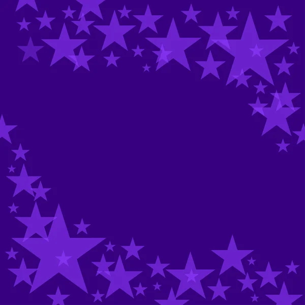 Fondo elegante con estrellas y lugar para el texto. Ilustración vectorial . — Vector de stock