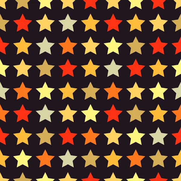 Απρόσκοπτη μοτίβο με αστέρια — Διανυσματικό Αρχείο
