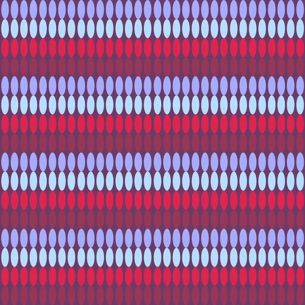 Padrão sem costura com cadeias de elipses horizontais — Vetor de Stock