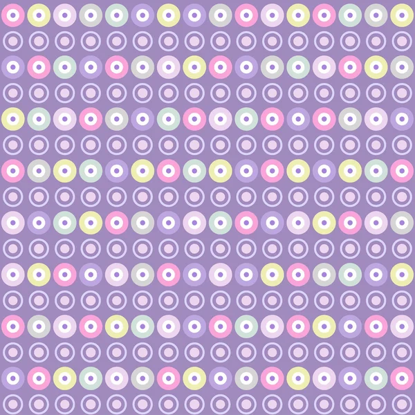 Cercle vectoriel motif sans couture — Image vectorielle