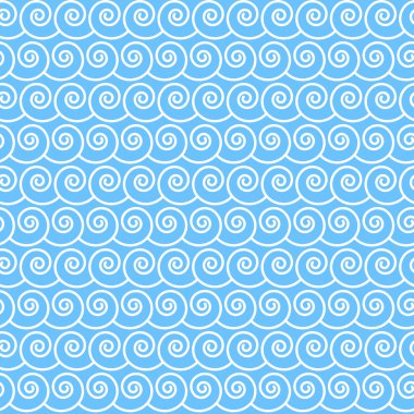 vektör Dikişsiz soyut desen, dalgalar
