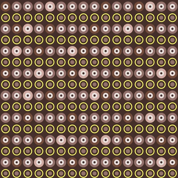 Cercle vectoriel motif sans couture — Image vectorielle