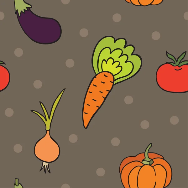 Vegetables background — Stock Vector