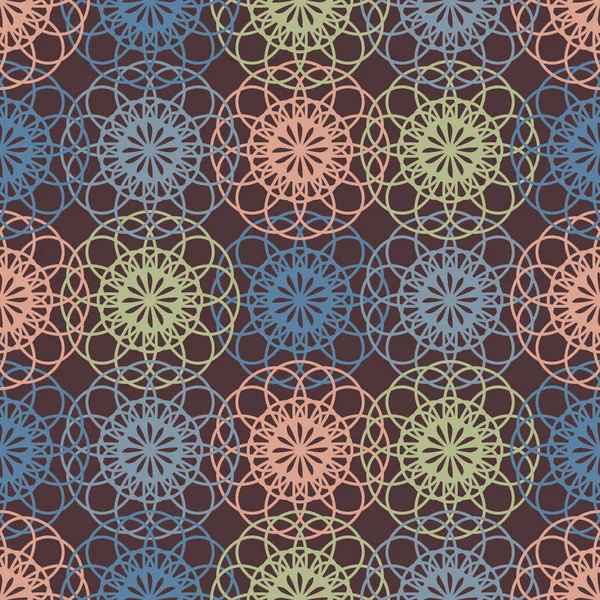 Fondo de pantalla de contraste vintage abstracto patrón sin costuras. Ilustración vectorial — Vector de stock