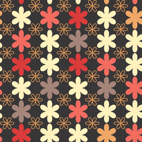 Prydnads seamless mönster. Vector floral bakgrund. — Stock vektor