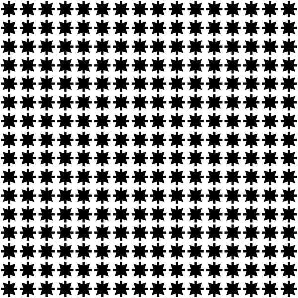 Monochrome geometric ornament. Vector seamless pattern. Endless texture can be used for printing onto fabric, paper or scrap booking, wallpaper, pattern fills, web page background, surface texture. — Stock Vector