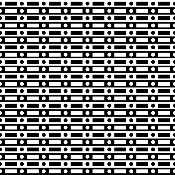 흑백의 기하학적 장식입니다. 벡터 완벽 한 패턴입니다. 끝 없는 질감 인쇄 직물, 종이 또는 스크랩 예약, 벽지, 패턴 채우기, 웹 페이지 배경, 표면 질감에 사용할 수 있습니다.. — 스톡 벡터